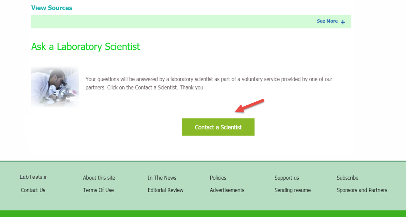 Ask a Lab Professional Questions