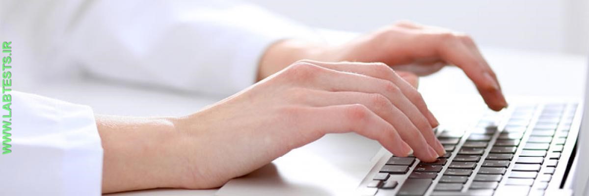 typing on keyboard